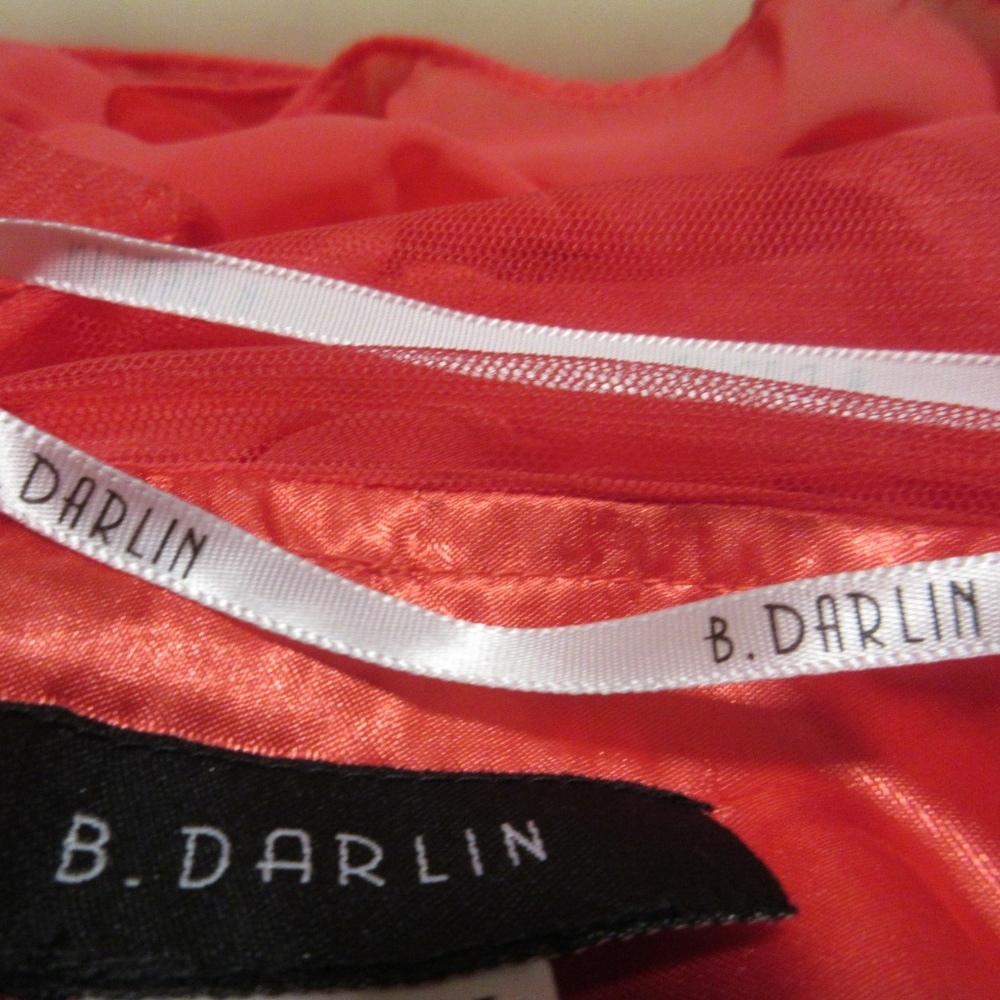 B DARLIN New Sleeveless Fit And Flare Dress Gown S - Picture 8 of 8